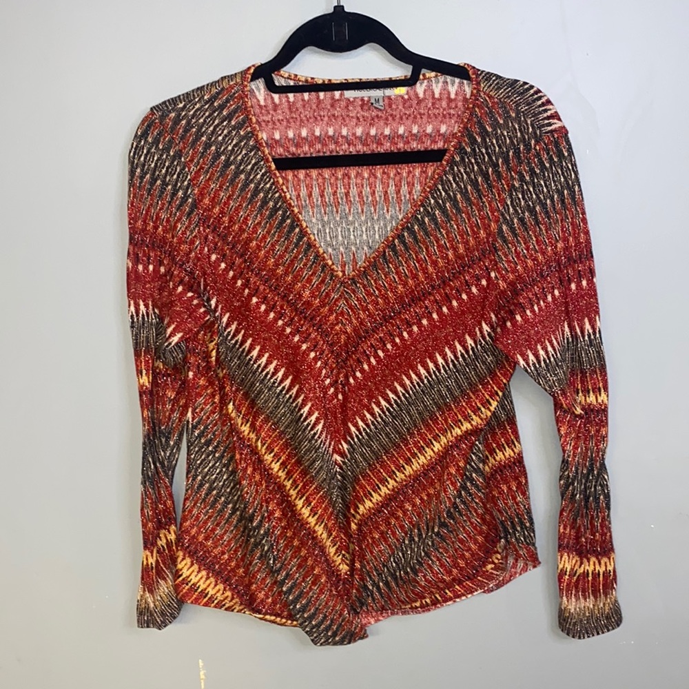 Figueroa & Flower Twist Front Knit Top